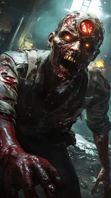 Mutated corpse lunges forward with glowing cranial sigil.