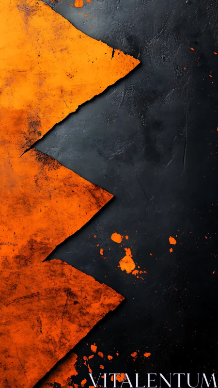 Ragged blaze of orange tearing through charcoal nightfall.