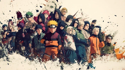 Legendary shinobi gather in a bold splash of anime energy