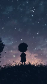 Small stargazer trades bedtime stories for distant galaxies