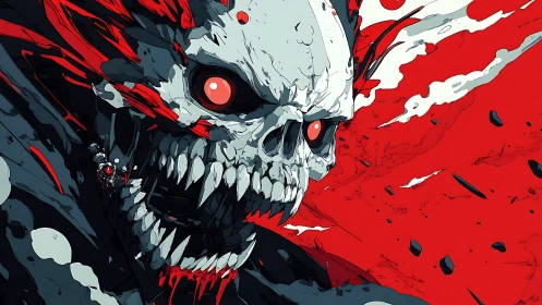 Bloodstorm Revenant erupts from scarlet cosmic rupture.