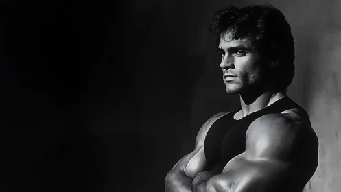 Strong silhouette in quiet light, a calm portrait of power.