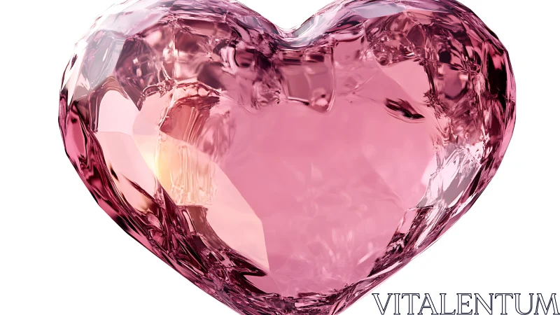 Crystalline Heart Glows in Luminous Fusion.