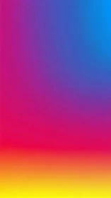 Radiant rainbow gradient washing the scene in soft color.