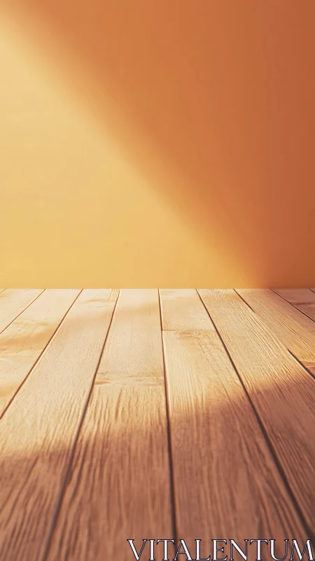 Sunlit wooden floor quietly rehearses tomorrow&rsquo;s stories