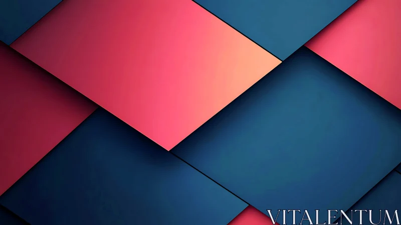 Layered geometric gradient panels in digital 3D abstraction.