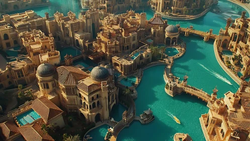Emerald Dreamscape: Where Grand Canal Architects Built Paradise.