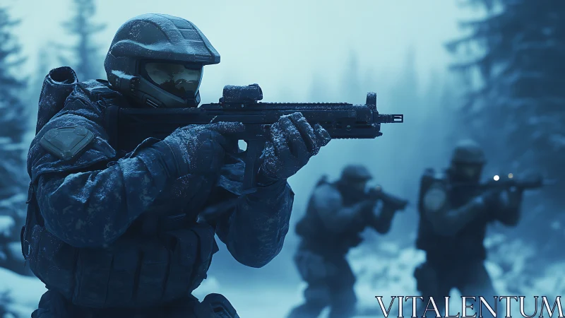 Frostbitten tactical phantoms sweep a silent winter killzone.