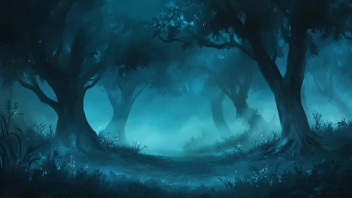 Mystical Forest Awakening: Luminous Grove Portal
