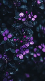 Neon Petals Bloom in Twilight Garden Mystery