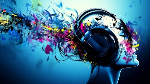 Synesthetic audio immersion with spectral music dispersion.