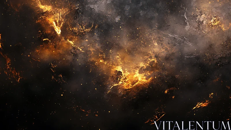 Stellar Nebula Formation with Incandescent Dust Particles and Radiative Energy