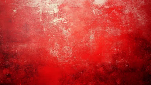 Textured red abstract background suggests bold expressive energy