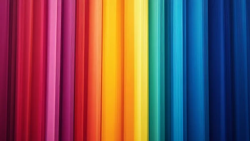 Vertical multicolor bands form a continuous spectral gradient
