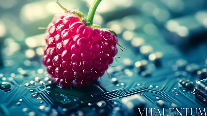 Raspberry spark plugs cyber circuitry with lush electric flavor.