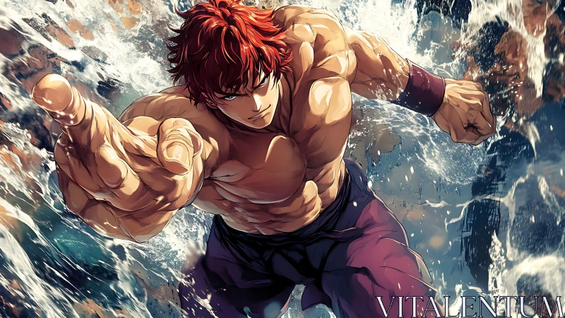 Tidal sprint warrior pointing straight through the storm surge.