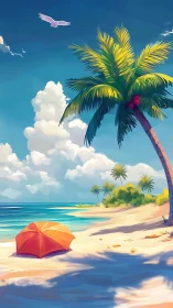 Tropical Paradise Unfolds Where Sandy Dreams Meet Cerulean Waters