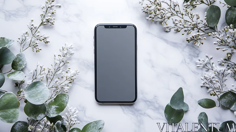 Marble Beauty: Where Tech Meets Natural Serenity.