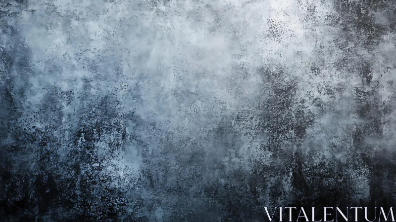 Grunge Concrete Wall Texture in Cool Blue and Gray Tones.