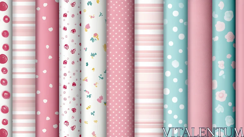 Decorative Wallpaper Collection: Analyzed Pattern Composition.