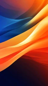 Sunlit ribbons drifting across deep twilight blues.