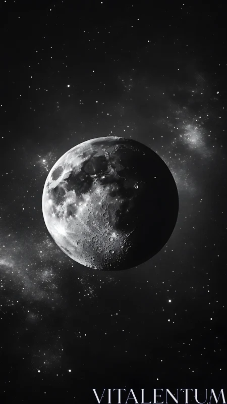 Moonlit titan drifting through star-salted velvet night.