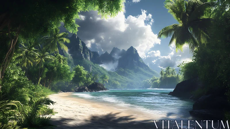 Emerald Sanctuary: Where Jungle Breathes Stone.