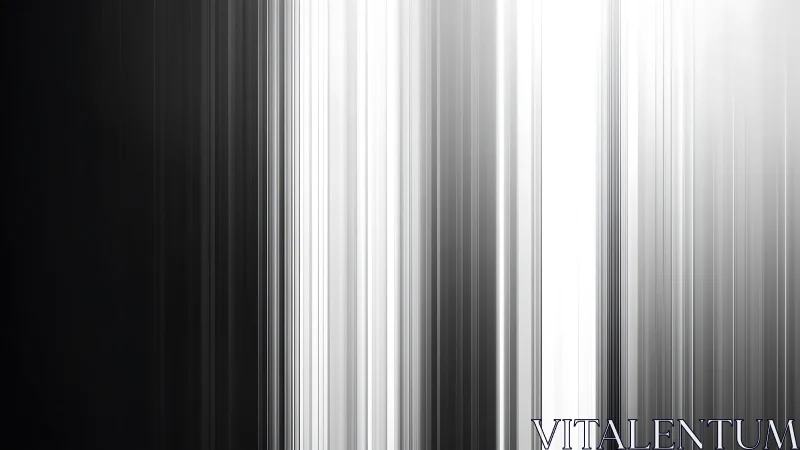Monochrome vertical light bands form an abstract gradient field