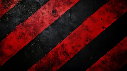 Grunge Red and Black Diagonal Striped Abstract Background.
