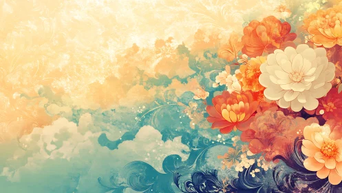 Blooming Dreams in Watercolor Wonder.