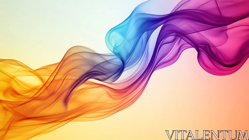 Layered translucent color waves across gradient field.