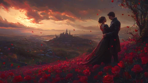A Fairytale Romance Blooms Under Enchanted Skies.