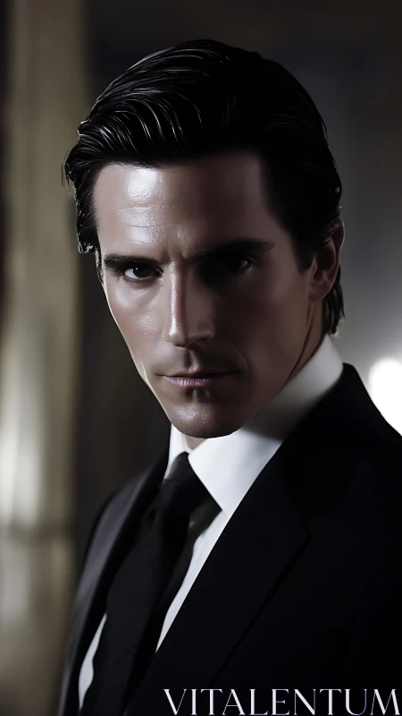 Midnight boardroom prince studies the room like a puzzle