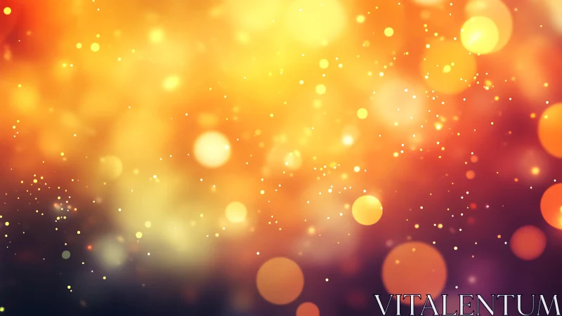 Warm glowing bokeh lights abstract background with soft gradients.