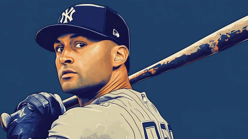 Baseball slugger locks in focus under bold stadium lights