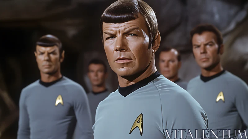 Starship crew doubles in a curious mirror-universe moment.