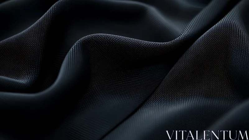 Midnight fabric waves with soft, luminous texture glow.