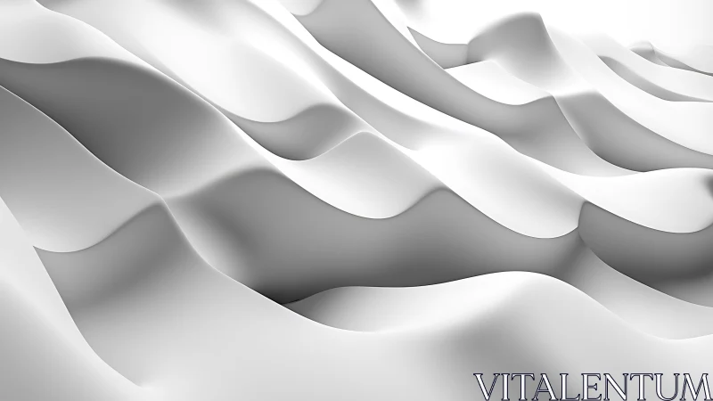 Silent white dunes of abstract light and sculpted shadow.