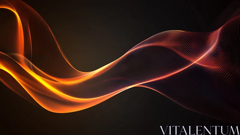 Glowing Wave of Energy and Light.