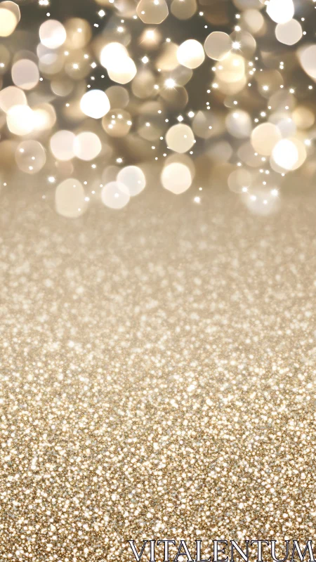 Champagne dust horizon under dreamy holiday bokeh glow.