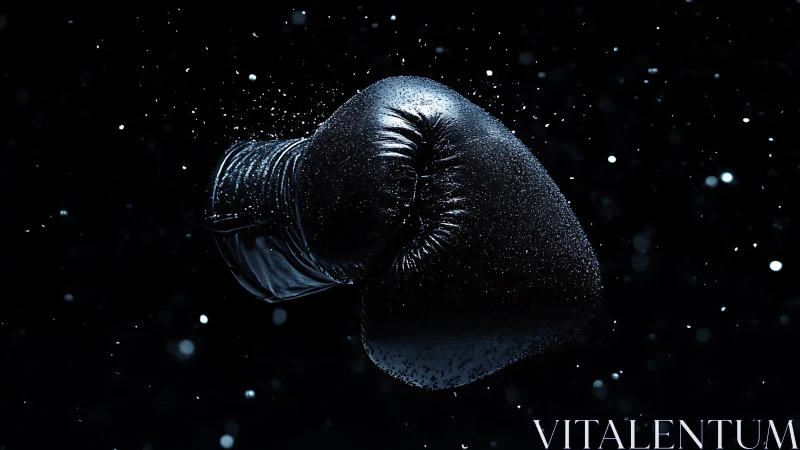 Bioluminescent Deep-Sea Cephalopod in Abyssal Environment