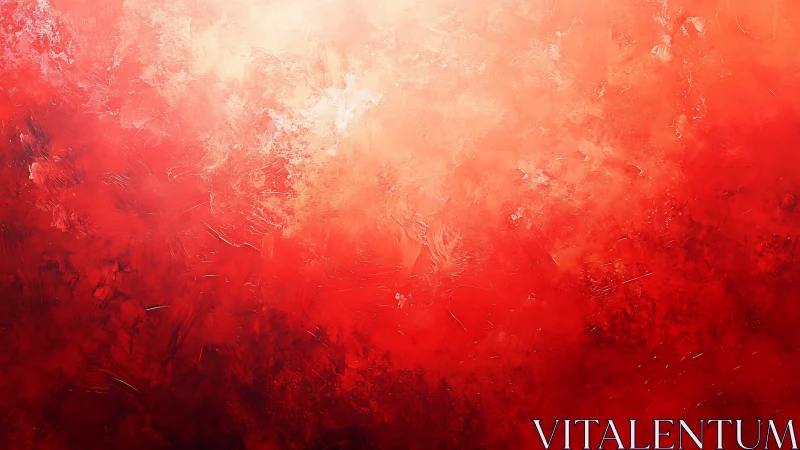 Fiery red abstract gradient glows with textured intensity and light