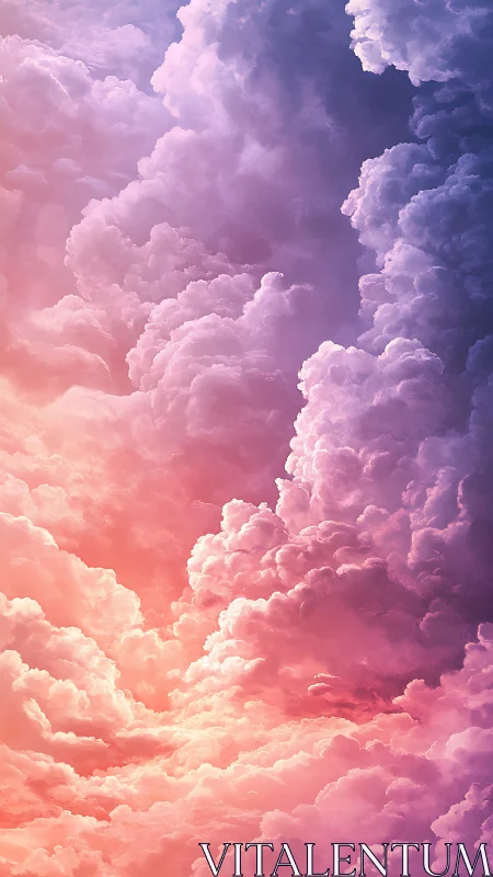 Aurora-kissed cloud cathedrals in rose and violet skies.