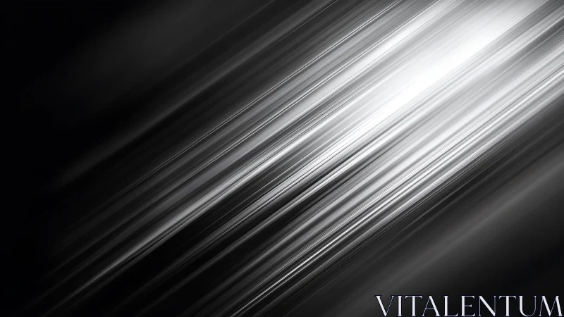 Monochrome diagonal light streaks in minimal abstract structure.