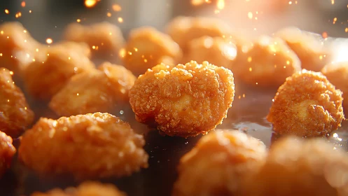Golden Donut Bokeh: Macro Studio Photography with Depth-of-Field Lighting