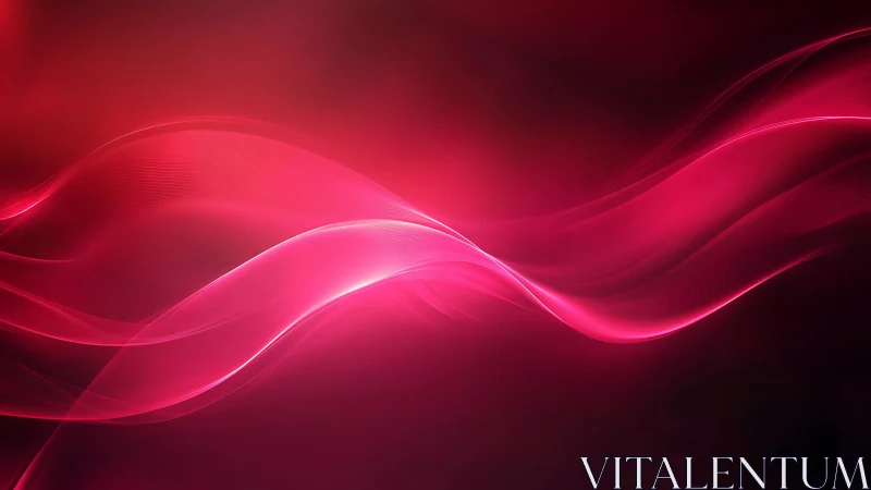 Crimson photon wavefronts in fluidic parametric light space.