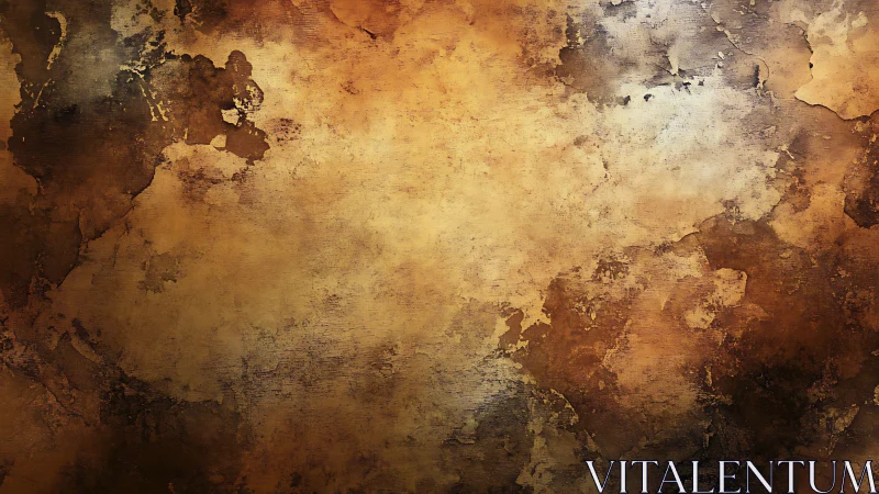 Oxidized ochre texture with distressed grunge patina surface.