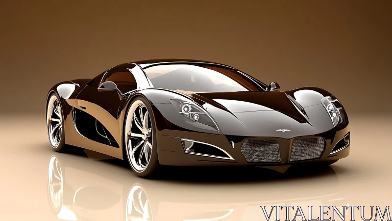Parametric hypercar render with reflective aerodynamic bodywork.