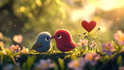 Two Tiny Hearts: A Love Story in Bloom.