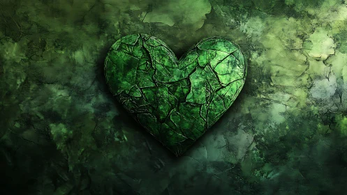 Nature's Emerald Love Beats Within the Wrought Iron Frame
